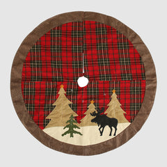 Plaid Christmas Tree Skirt