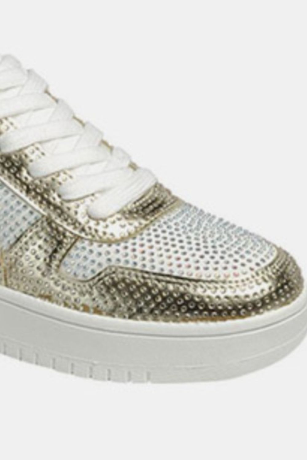 Forever Link Rhinestone Platform Flat Sneakers