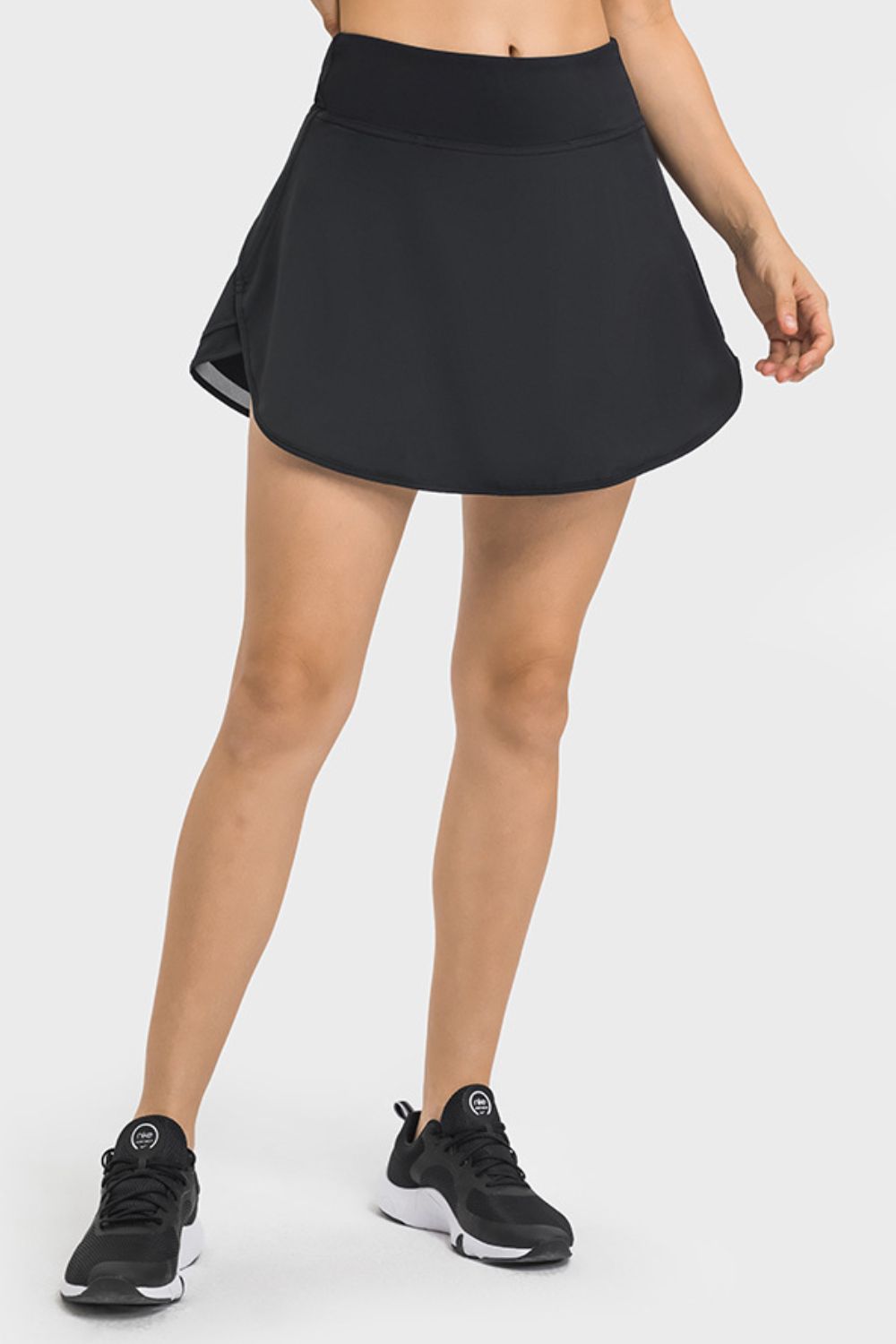 Wide Waistband Sports Skort