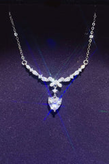 1 Carat 925 Sterling Silver Moissanite Necklace - Admiresty