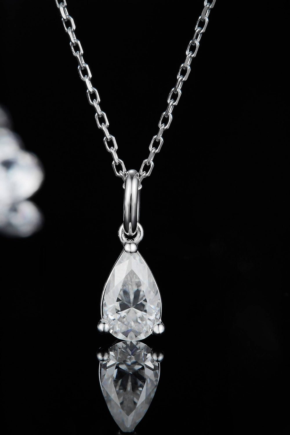 1 Carat Moissanite 925 Sterling Silver Necklace - Admiresty