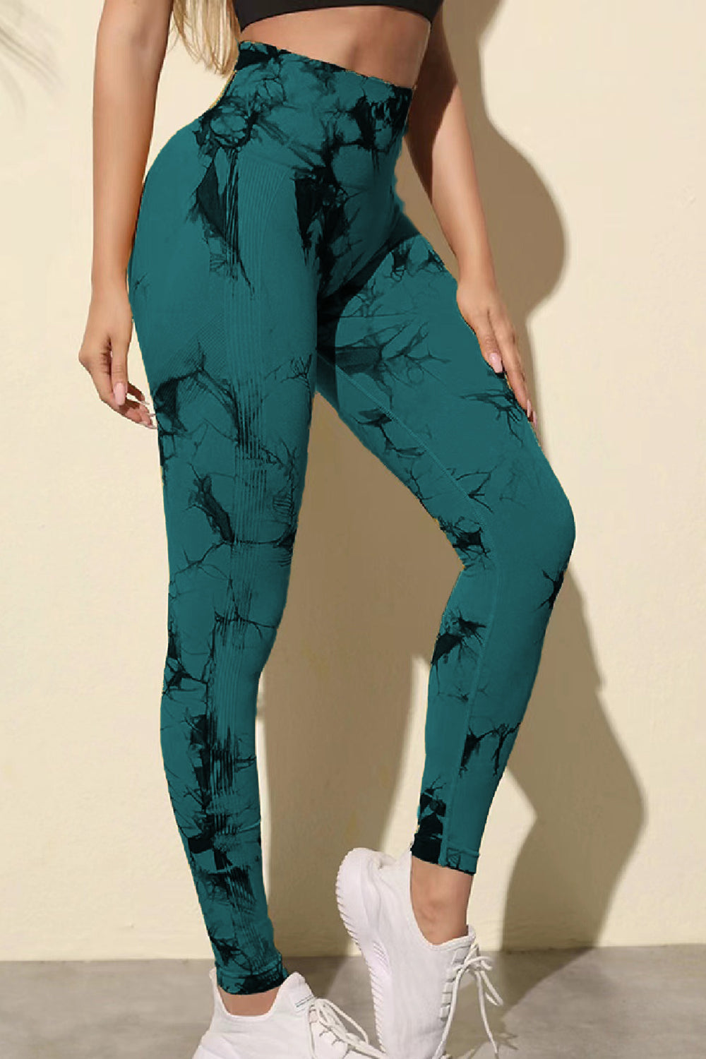 Printed High Waist Active Leggings