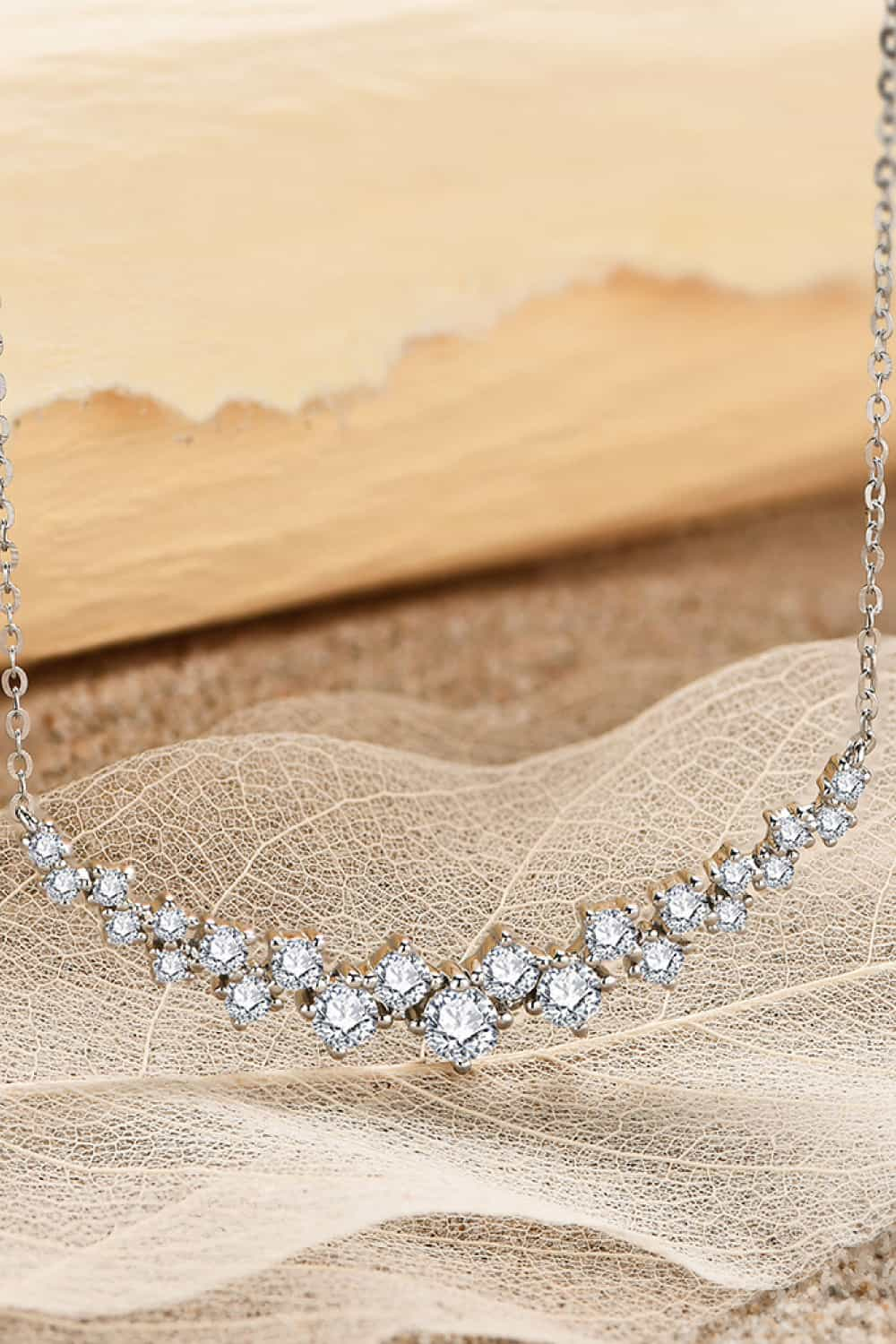 1.64 Carat Moissanite 925 Sterling Silver Necklace - Admiresty