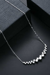 1.64 Carat Moissanite 925 Sterling Silver Necklace - Admiresty