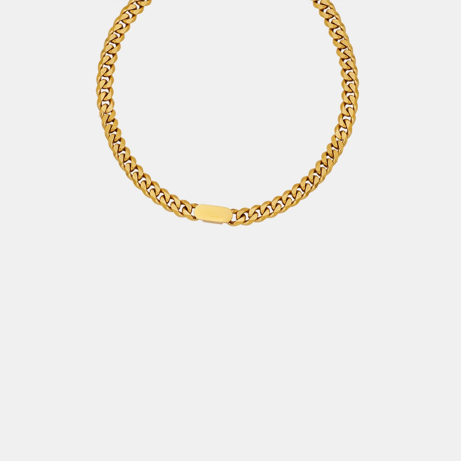 18K Gold - Plated Chain Necklace - Admiresty