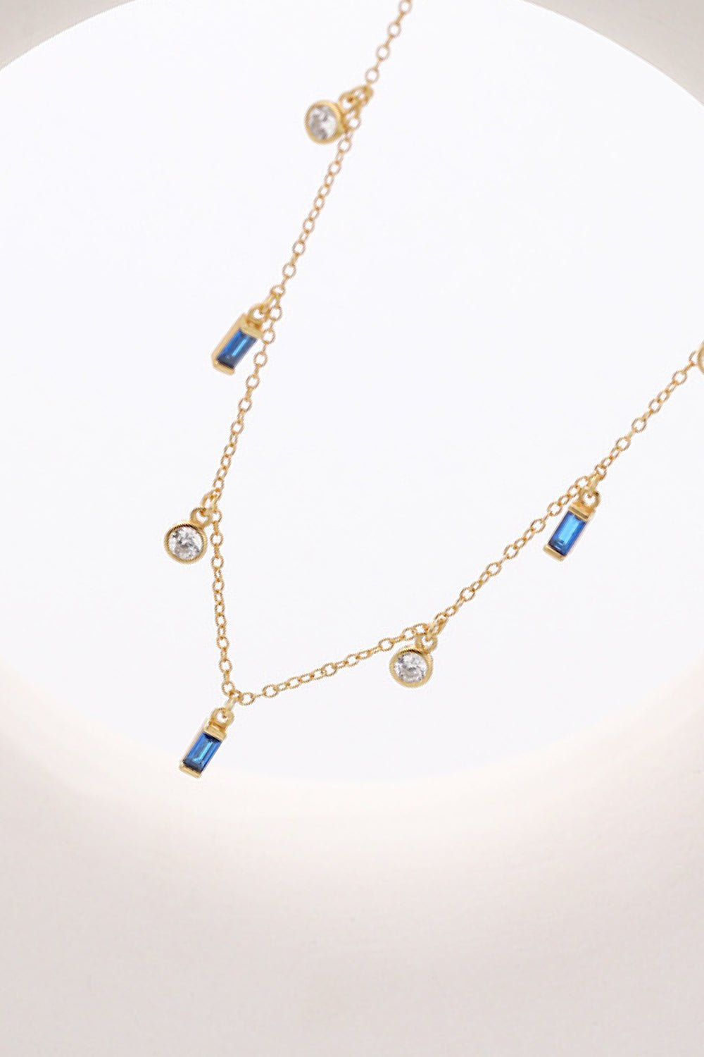 18K Gold Plated Multi - Charm Chain Necklace - Admiresty