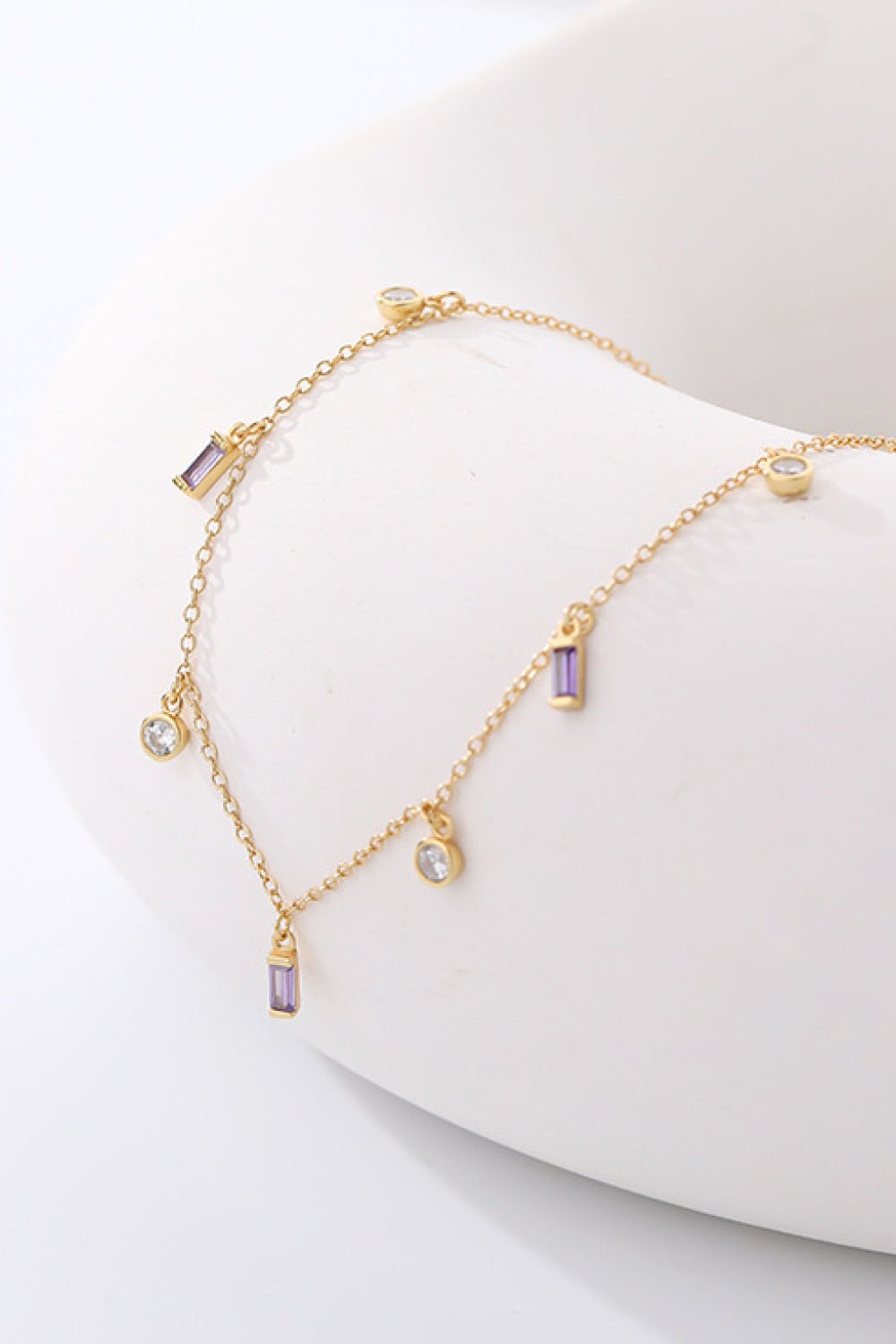 18K Gold Plated Multi - Charm Chain Necklace - Admiresty