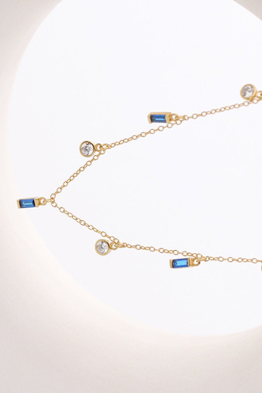 18K Gold Plated Multi - Charm Chain Necklace - Admiresty