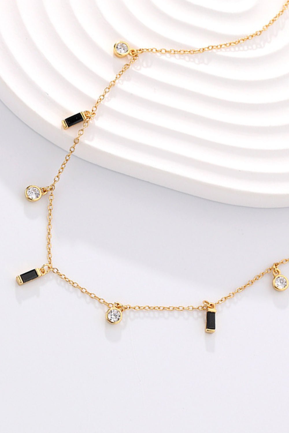 18K Gold Plated Multi - Charm Chain Necklace - Admiresty