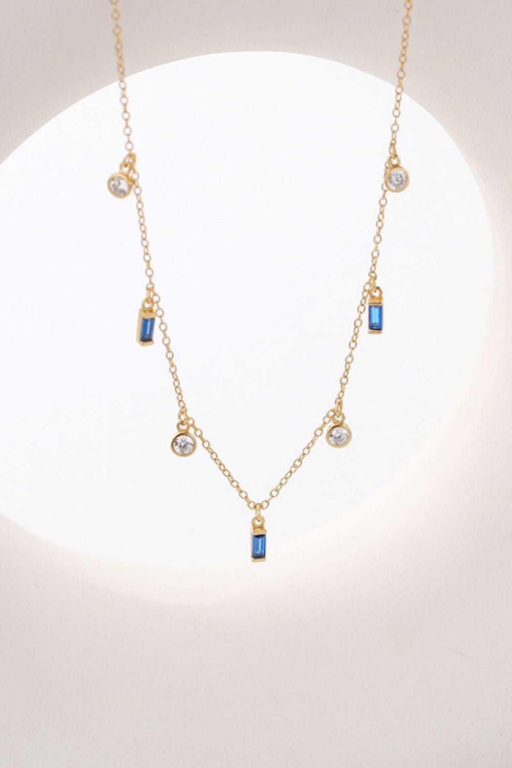 18K Gold Plated Multi - Charm Chain Necklace - Admiresty