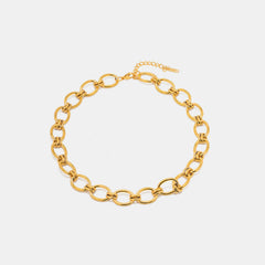 18K Gold - Plated Stainless Steel Necklace - Admiresty