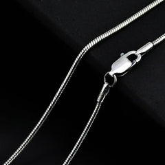 19.7" Snake Chain 925 Sterling Silver Necklace - Admiresty