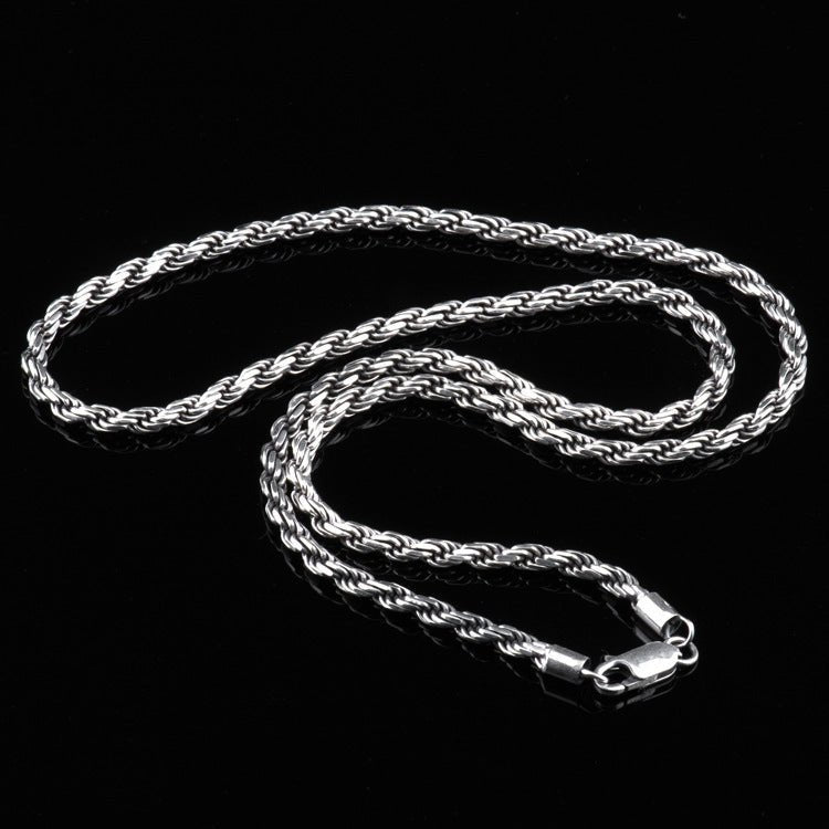 19.7" Snake Chain 925 Sterling Silver Necklace - Admiresty