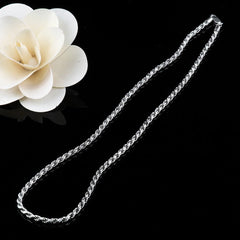 19.7" Snake Chain 925 Sterling Silver Necklace - Admiresty