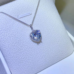 2 Carat Moissanite 925 Sterling Silver Necklace - Admiresty