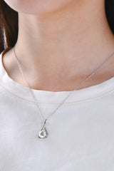 2 Carat Moissanite 925 Sterling Silver Necklace - Admiresty