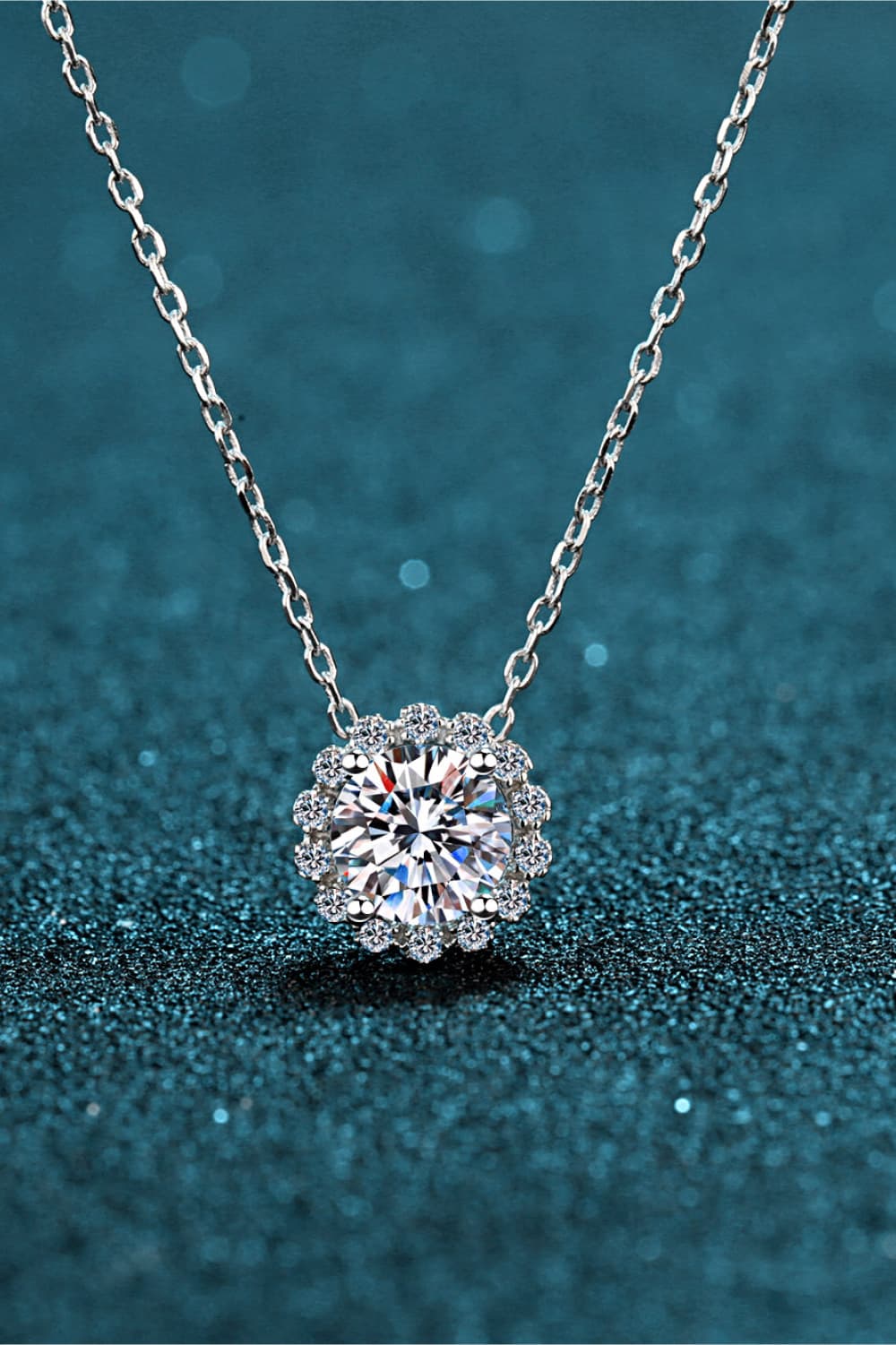 3 Carat Moissanite 925 Sterling Silver Necklace - Admiresty