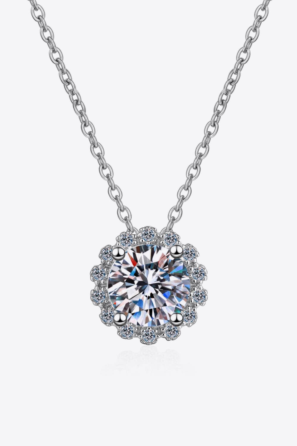 3 Carat Moissanite 925 Sterling Silver Necklace - Admiresty