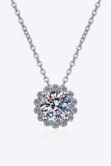 3 Carat Moissanite 925 Sterling Silver Necklace - Admiresty