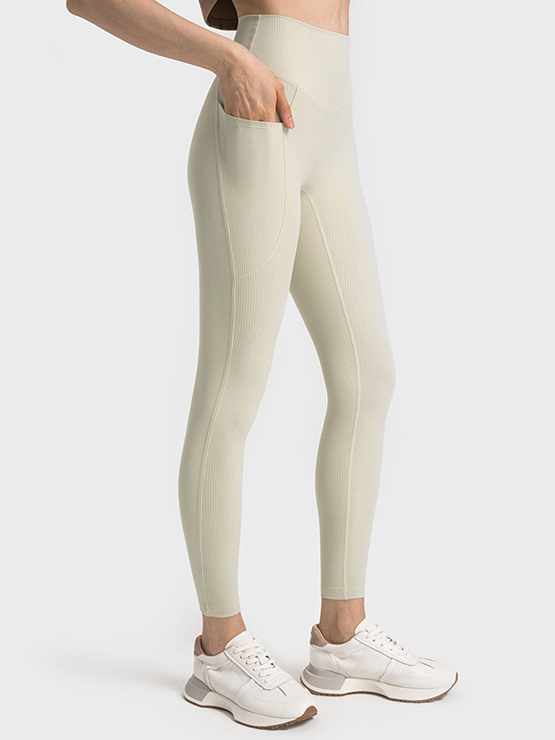 Wide Waistband Active Leggings