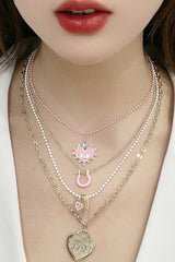 4 - Piece Zinc Alloy Pendant Necklace - Admiresty