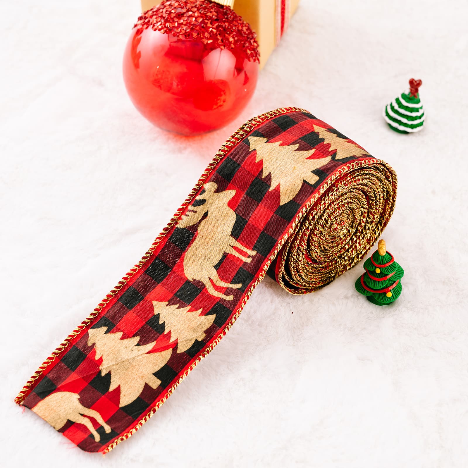 Christmas Polyester Ribbon