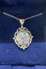 5 Carat Moissanite 925 Sterling Silver Necklace - Admiresty