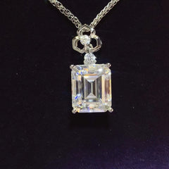 5 Carat Moissanite 925 Sterling Silver Necklace - Admiresty