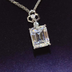 5 Carat Moissanite 925 Sterling Silver Necklace - Admiresty