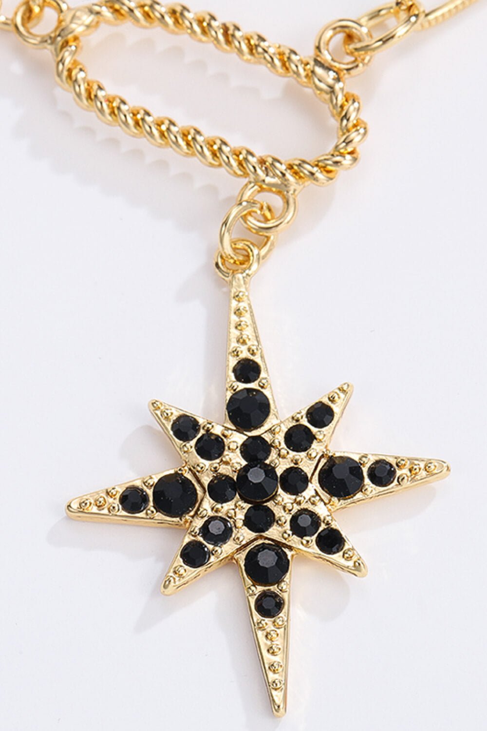 5 - Piece Wholesale Star and Moon Rhinestone Alloy Necklace - Admiresty