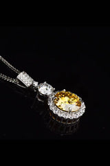 6 Carat Moissanite Pendant Necklace - Admiresty