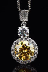 6 Carat Moissanite Pendant Necklace - Admiresty