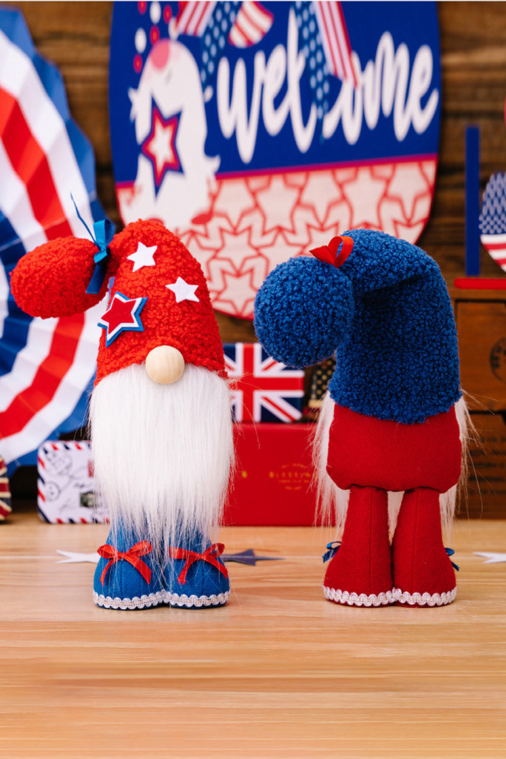 2-Piece Independence Day Knit Beard Gnomes