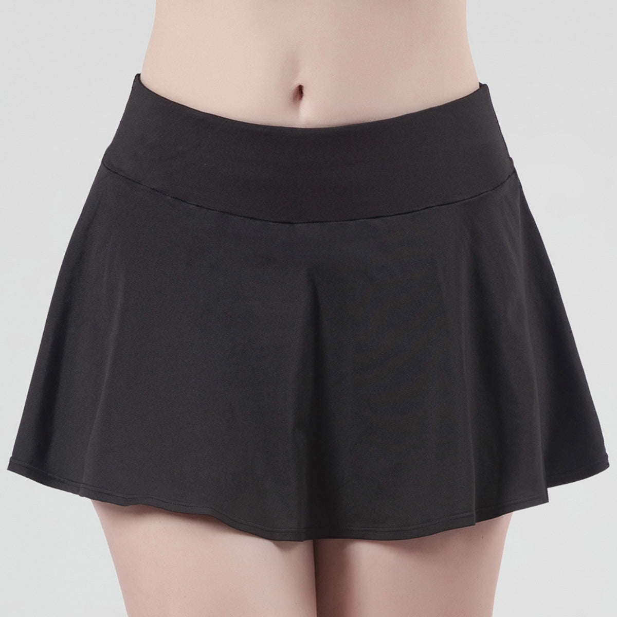 Wide Waistband Sports Skort