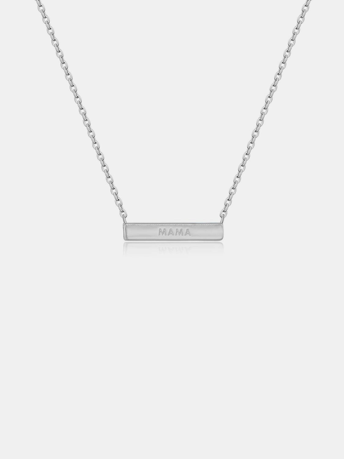 925 Sterling Silver Bar Necklace - Admiresty