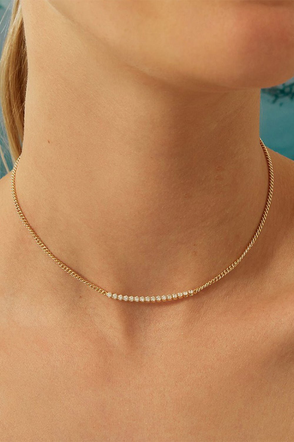 925 Sterling Silver Choker Necklace - Admiresty