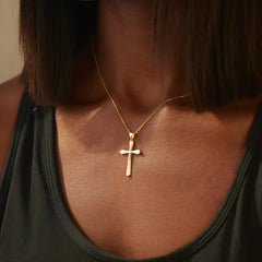 925 Sterling Silver Cross Pendant Necklace - Admiresty