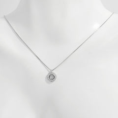 925 Sterling Silver Zircon Pendant Necklace - Admiresty