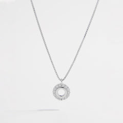 925 Sterling Silver Zircon Pendant Necklace - Admiresty