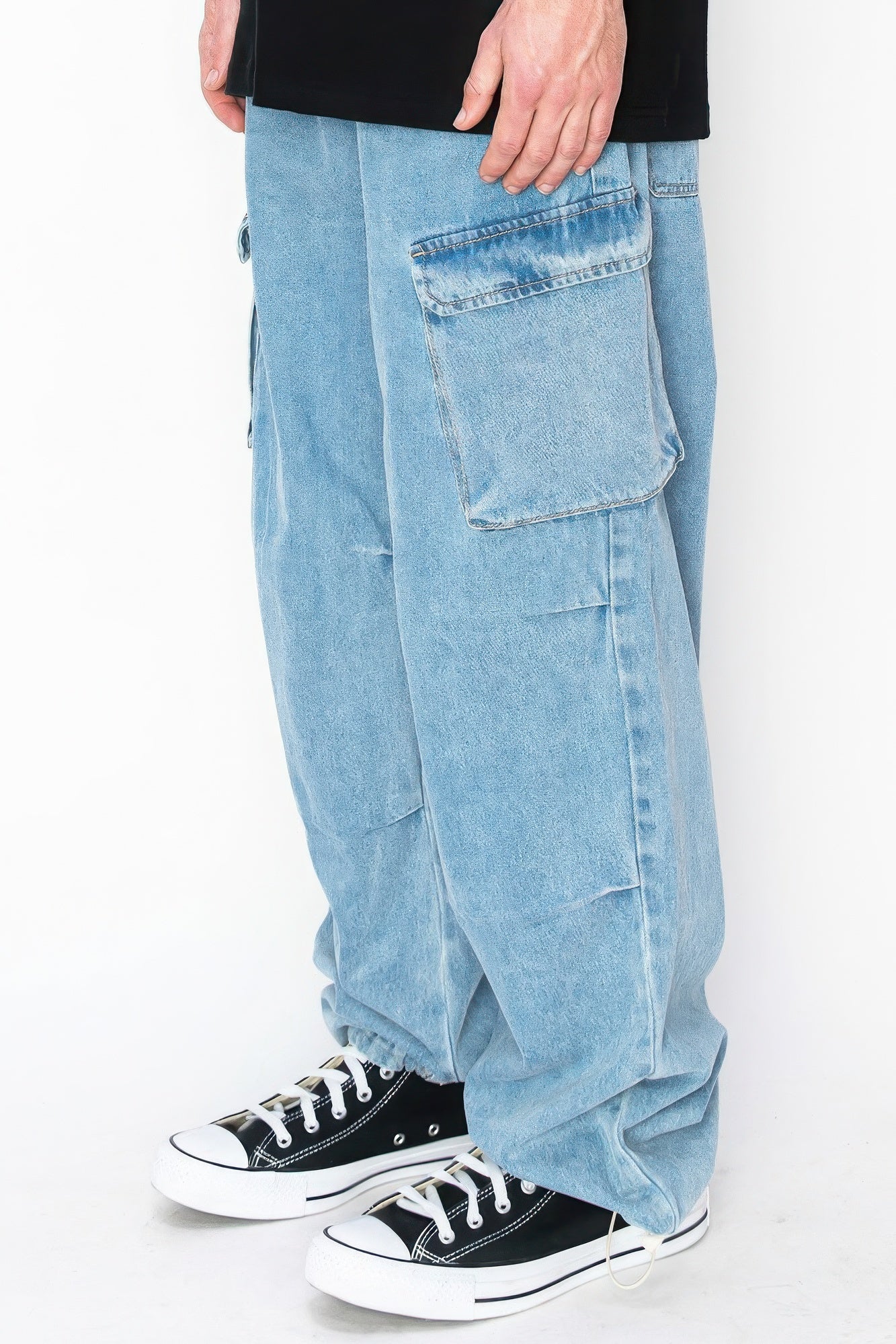 Parachute Baggy Cargo Jogger Pants