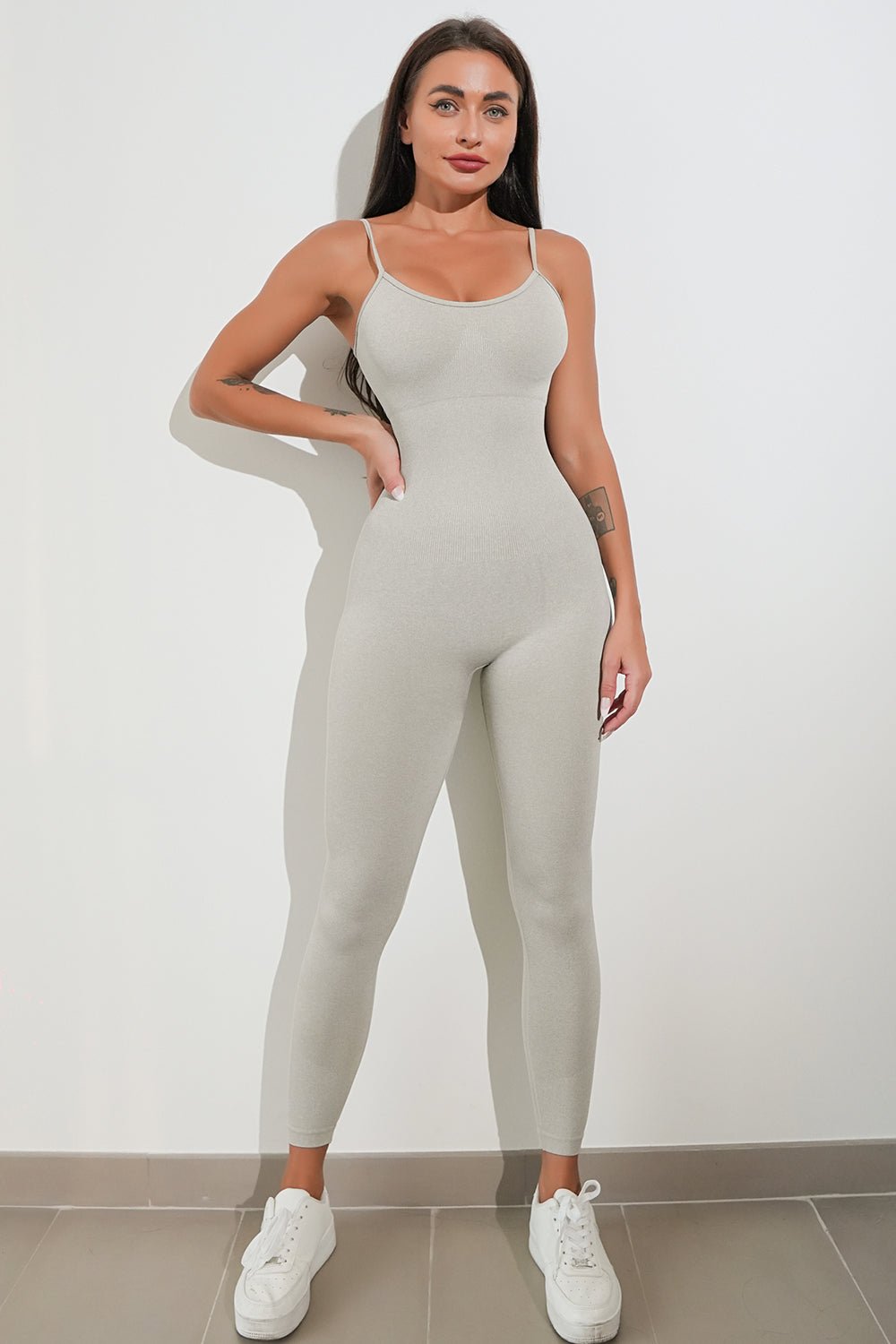 Adjustable Spaghetti Strap Jumpsuit - Admiresty