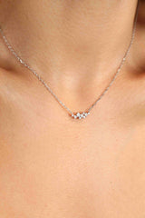 Adored Get A Move On Moissanite Pendant Chain Necklace - Admiresty