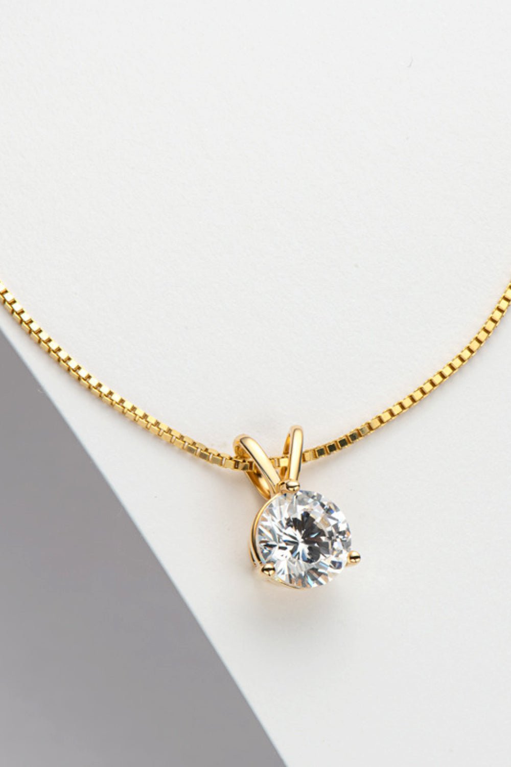 Adored Show Off 1 Carat Moissanite Pendant Necklace - Admiresty