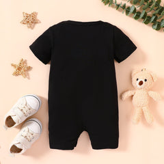 Baby Bear Graphic Short Sleeve Romper - Admiresty