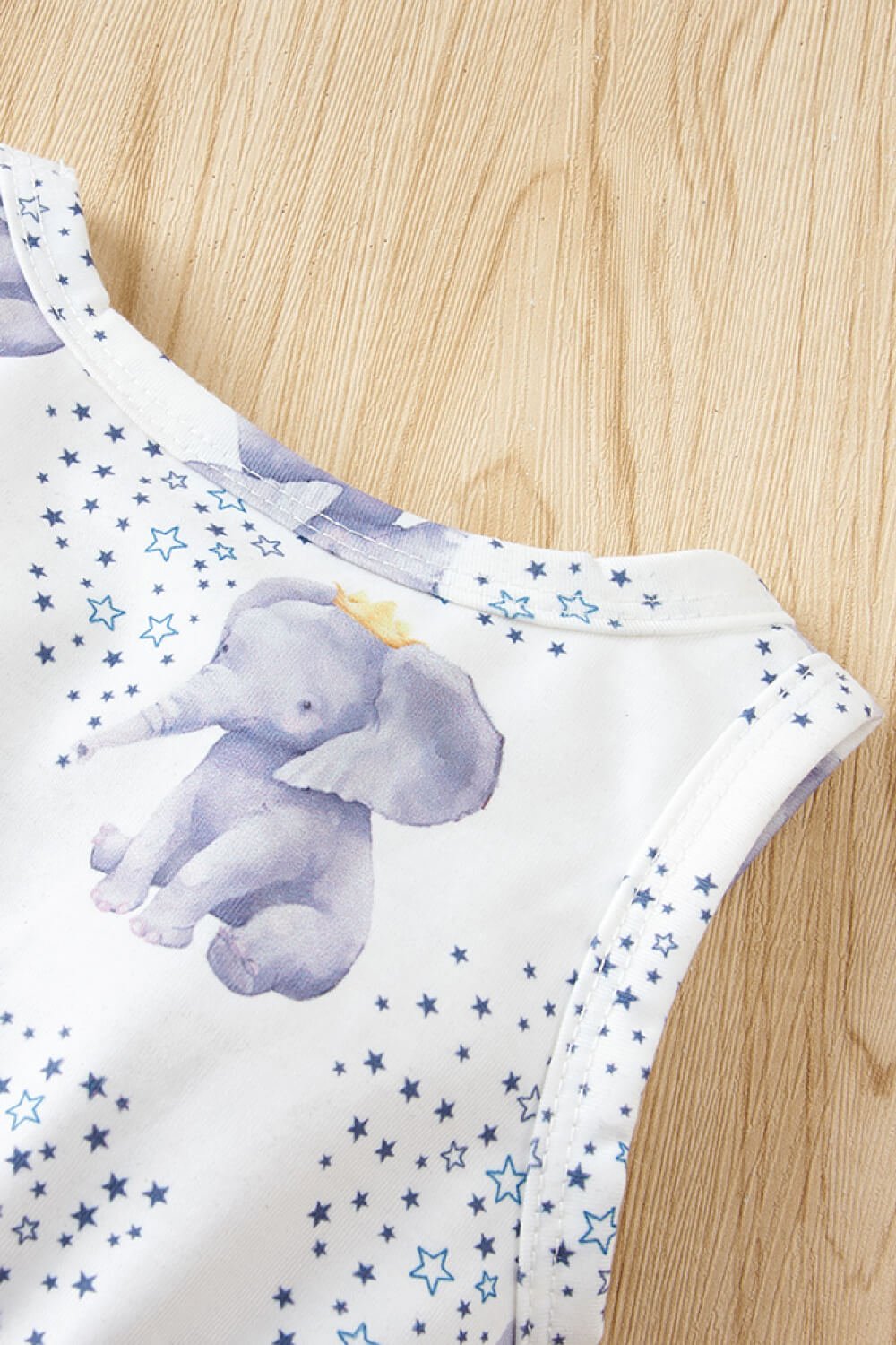 Baby Girl Elephant Print Bodysuit - Admiresty