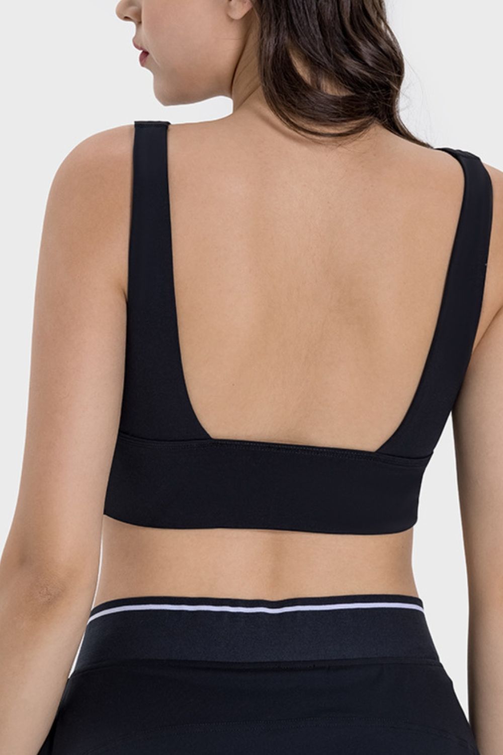 Backless Wide Strap Active Bra - Admiresty