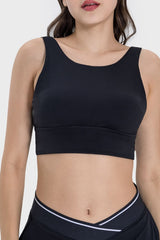 Backless Wide Strap Active Bra - Admiresty