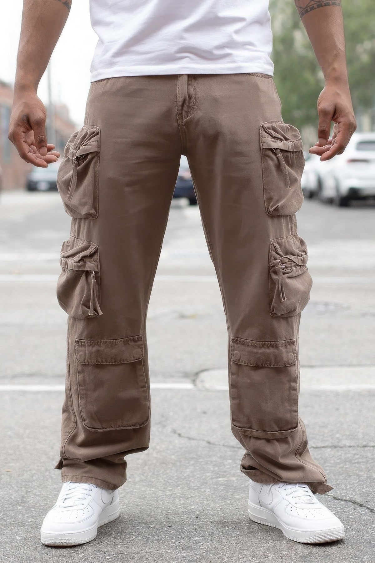 Baggy Fit Cargo Pants - Admiresty