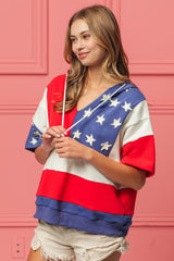 BiBi American Flag Theme Hoodie - Admiresty