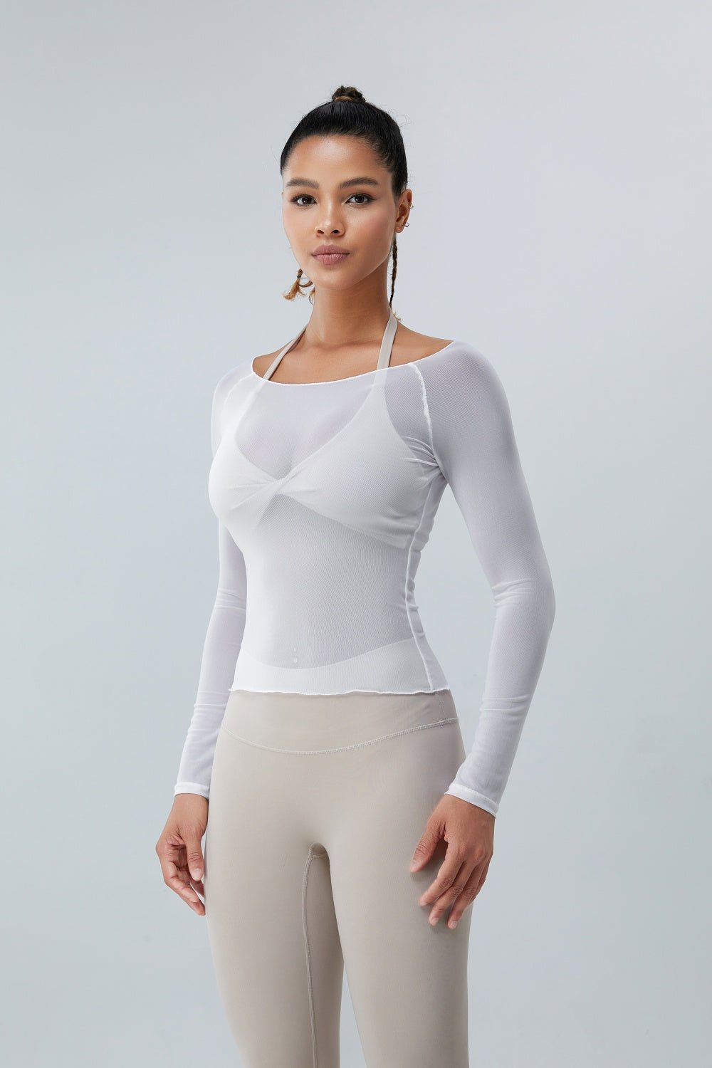 Boat Neck Long Sleeve Active T - Shirt - Admiresty